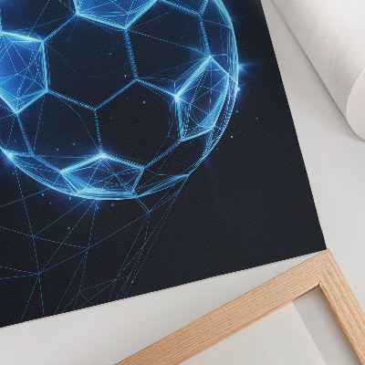 Poster na stenu Geometrické čiary a svetlá digitálnej gule