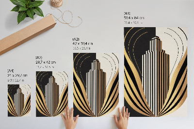 Poster na stenu Architektonické línie kontrastujú eleganciu a modernosť