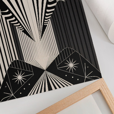 Plagát do obývačky Výrazné kontrasty geometrických tvarov a modernity