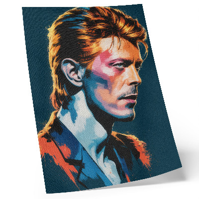 Poster na stenu Pop artový portrét s dynamickými farbami
