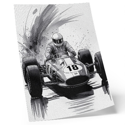 Poster na stenu Kontrastné preteky automobilovej dynamiky