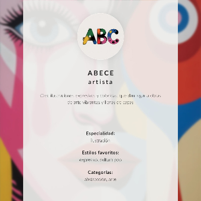 Poster na stenu Harmónia farieb, postava v pohybe, mimoriadna aura