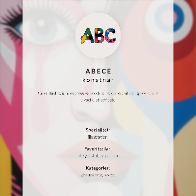 Poster na stenu Harmónia farieb, postava v pohybe, mimoriadna aura