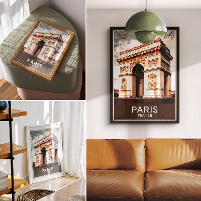 Poster na stenu Detaily klasickej architektúry triumfálneho oblúka