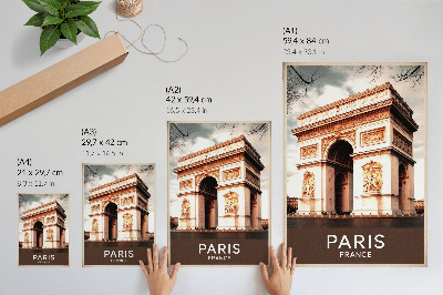 Poster na stenu Detaily klasickej architektúry triumfálneho oblúka