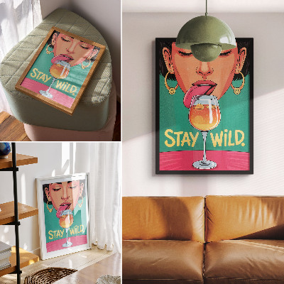 Poster na stenu Intenzívne farby, pozitívna atmosféra, pop art, expresivita