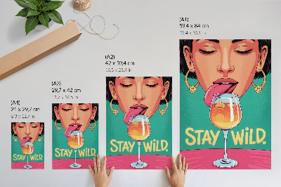 Poster na stenu Intenzívne farby, pozitívna atmosféra, pop art, expresivita