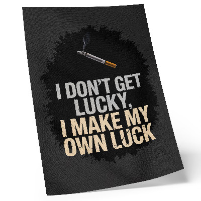 Poster na stenu Motivačný slogan: minimalistický dizajn