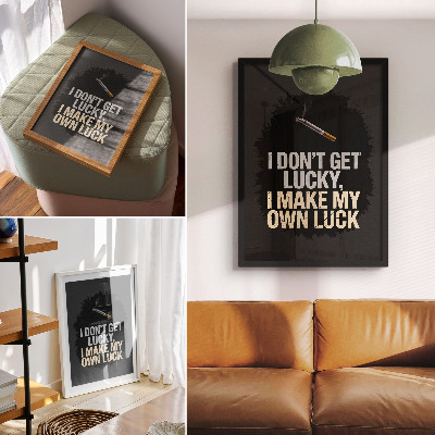 Poster na stenu Motivačný slogan: minimalistický dizajn