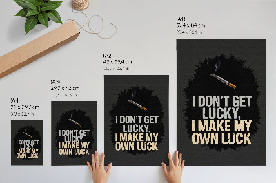Poster na stenu Motivačný slogan: minimalistický dizajn