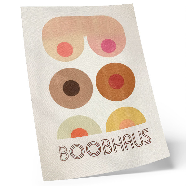 Plagát do obývačky Grafika v štýle Bauhaus od Boobhausu