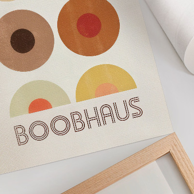 Plagát do obývačky Grafika v štýle Bauhaus od Boobhausu