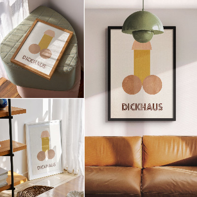 Plagát Grafika v štýle Bauhaus od Dickhausa