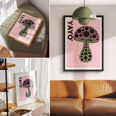 Plagát na stenu modernita textu s geometriou húb