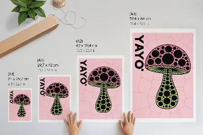 Plagát na stenu modernita textu s geometriou húb