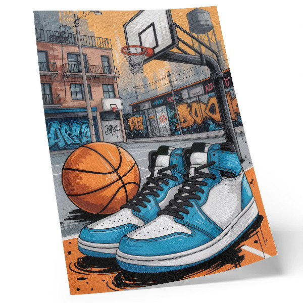 Poster na stenu Moderný štýl graffiti mestského ihriska