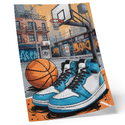 Poster na stenu Moderný štýl graffiti mestského ihriska