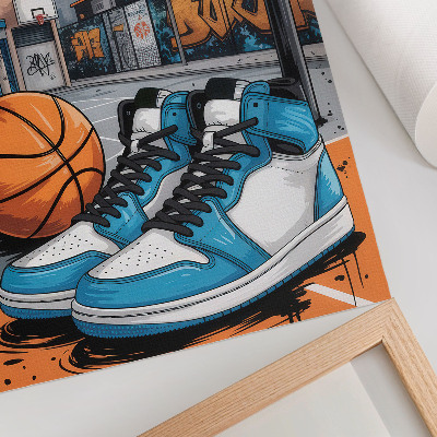 Poster na stenu Moderný štýl graffiti mestského ihriska