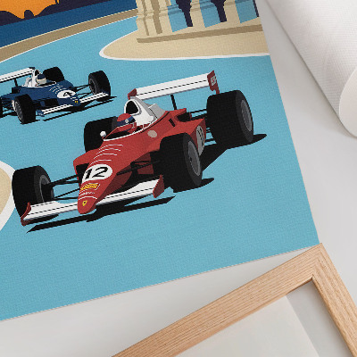 Poster na stenu Exotické preteky pri západe slnka