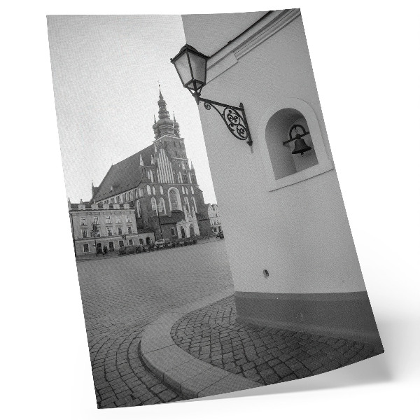 Plagát do obývačky Čiernobiela architektúra elegancia symetria
