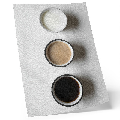 Plagát Minimalistické usporiadanie troch rôznych nápojov