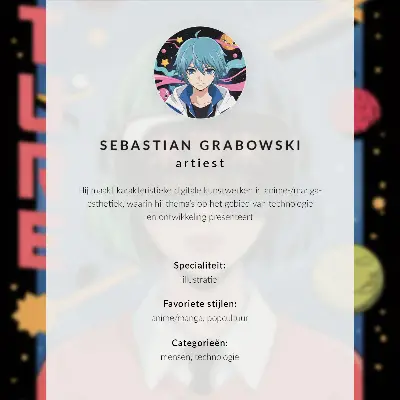 Plagát moderná postava s VR okuliarmi