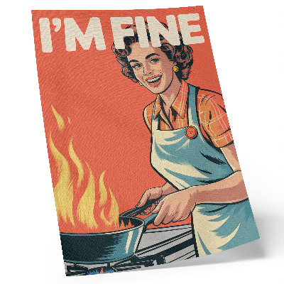 Poster na stenu Štýl pop artu, farebné akcenty, dynamická kompozícia