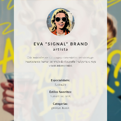 Poster na stenu Štýl pop artu, farebné akcenty, dynamická kompozícia
