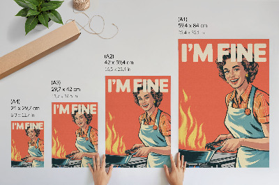 Poster na stenu Štýl pop artu, farebné akcenty, dynamická kompozícia