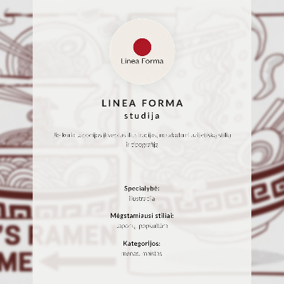 Poster na stenu Čierna mačka ramen fľaša saké japonský motív