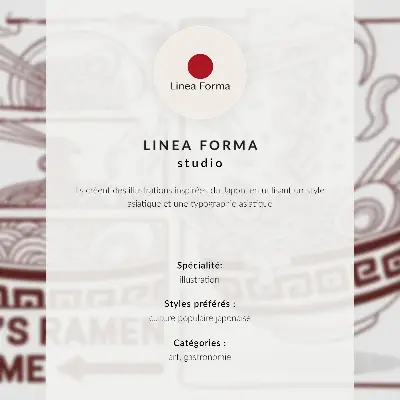 Miska na ramen s motívom čiernej mačky v japonskom retro štýle