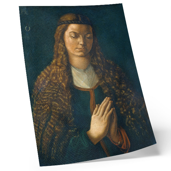 Plagát Portrét mladej ženy s rozpustenými vlasmi, 1497, od Albrechta Dürera
