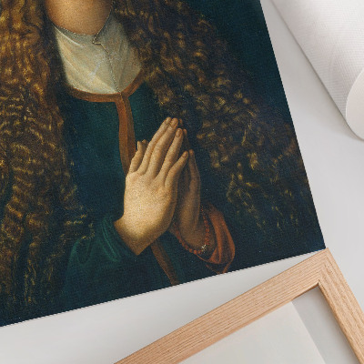 Plagát Portrét mladej ženy s rozpustenými vlasmi, 1497, od Albrechta Dürera