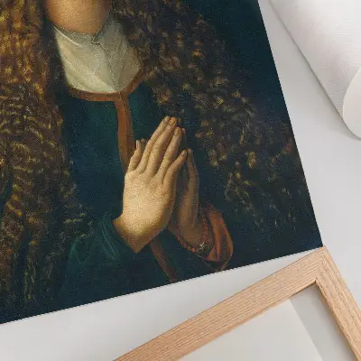 Plagát portrét mladej ženy s rozpustenými vlasmi od Albrechta Dürera, 1497