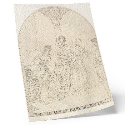 Plagát do obývačky Litánie k Márii Magdaléne od Aubrey Vincent Beardsley