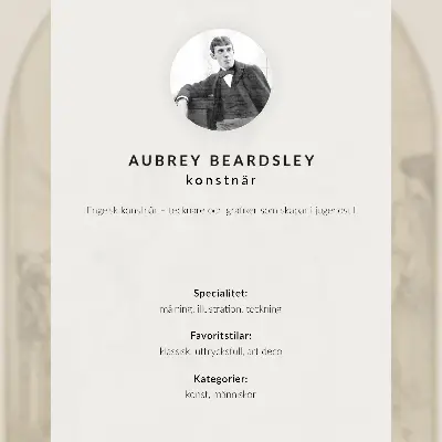 Plagát do obývačky litánie k Márii Magdaléne od Aubreyho Vincenta Beardsleyho