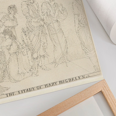 Plagát do obývačky Litánie k Márii Magdaléne od Aubrey Vincent Beardsley