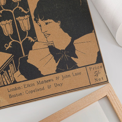 Poster na stenu Obálka ilustrovaného štvrťročníka Žltej knihy, zväzok II, júl 1894, Aubrey Beardsley