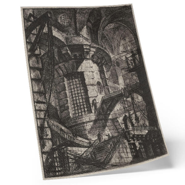 Poster na stenu Okrúhla veža (80. roky 18. storočia) – Giovanni Battista Piranesi