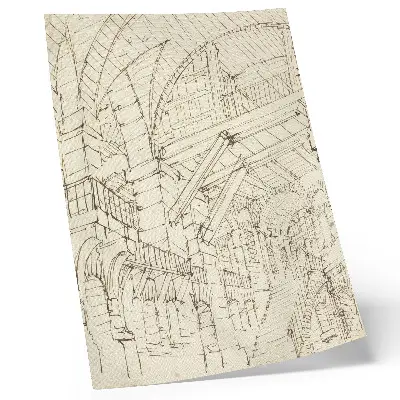 Plagát na stenu architektonické štúdie od Giovanniho Battistu Piranesiho