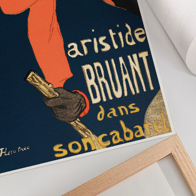 Plagát Veľvyslanci Aristida Bruanta dans son cabaret 1892 tlač s vysokým rozlíšením od Henriho de Toulouse-Lautrec