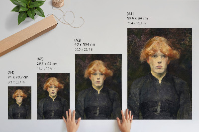 Poster na stenu Carmen (cca 1884) obraz s vysokým rozlíšením od Henriho de Toulouse-Lautreca