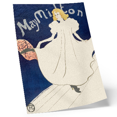 Poster na stenu May Milton (1895) – tlač s vysokým rozlíšením od Henriho de Toulouse-Lautreca