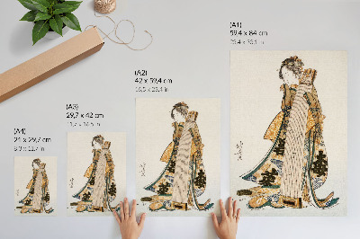 Plagát do obývačky Japonský Hokusai (1760-1849) v štýle vintage ukiyo-e
