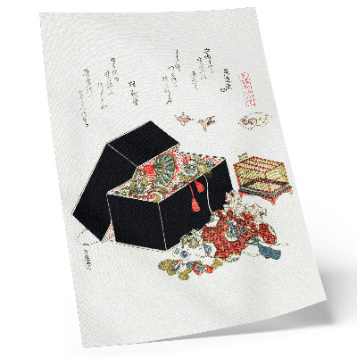 Plagát Hokusaiho japonská šperkovnica (1822)