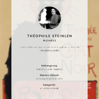Plagát do obývačky Na prahu od Théophila-Alexandra Pierra Steinlena