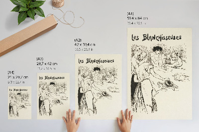 Plagát Les Blanchisseuses – Théophile Alexandre Steinlen