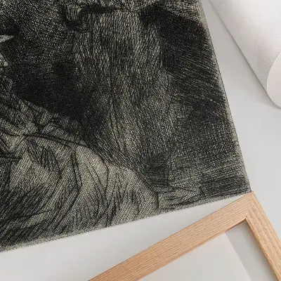 Plagát na stenu V kasárňach od autora Théophile Alexandre Steinlen