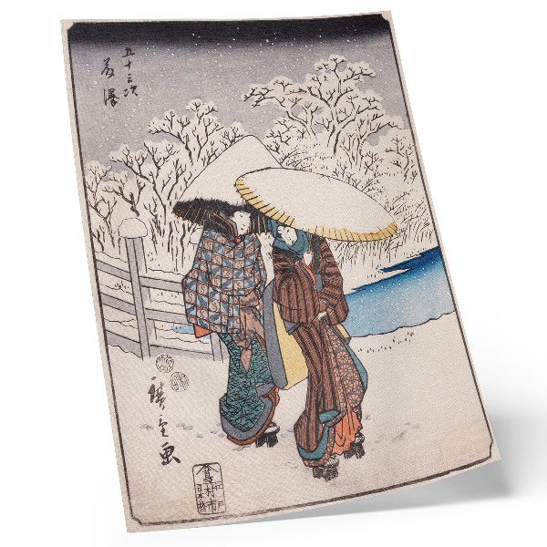 Poster na stenu Fujisawa od Utagawy Hiroshige