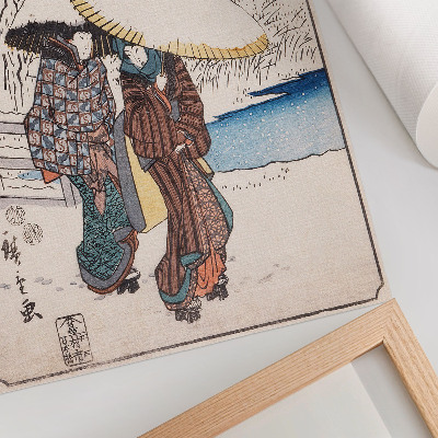 Poster na stenu Fujisawa od Utagawy Hiroshige